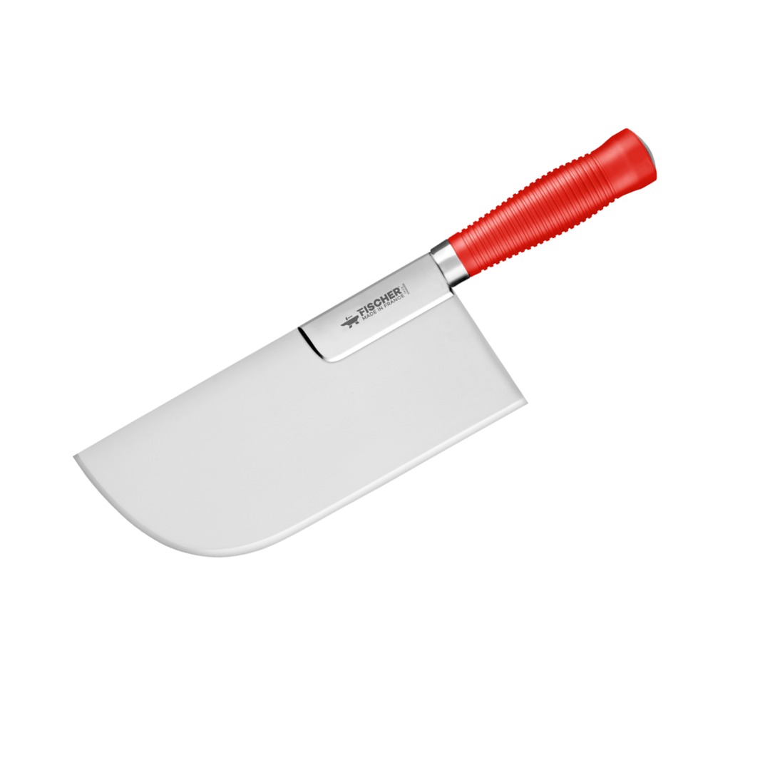 Reinforced Stainless Steel Cleaver 26cm Red Handle