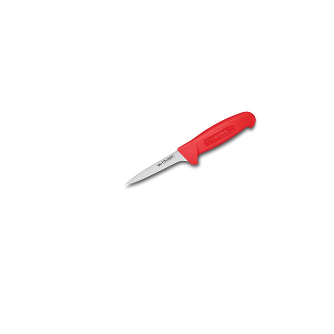 Worn-Blade Boning Knife 11cm Red Profinox — Fischer France