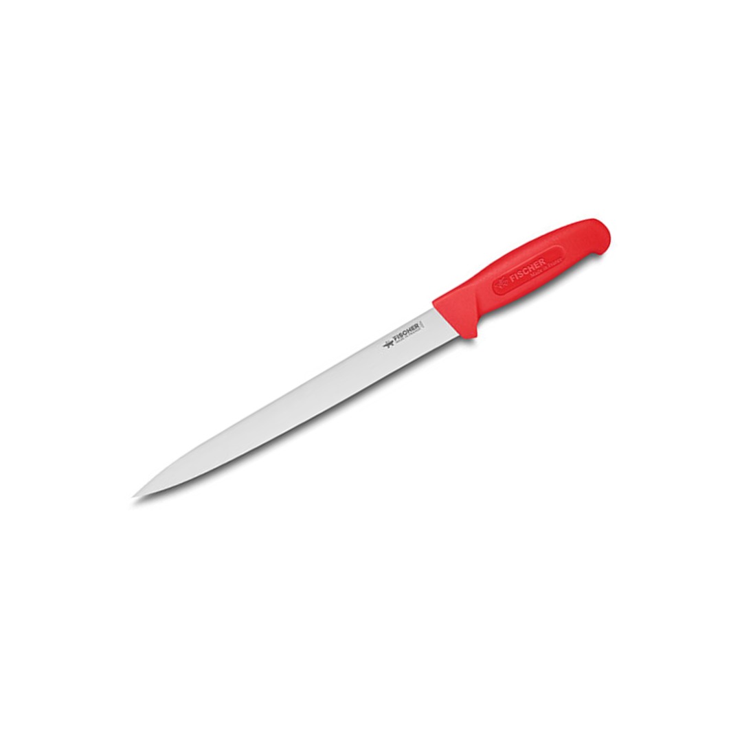 Semi-Flexible Slicing Knife 28cm Red Handle