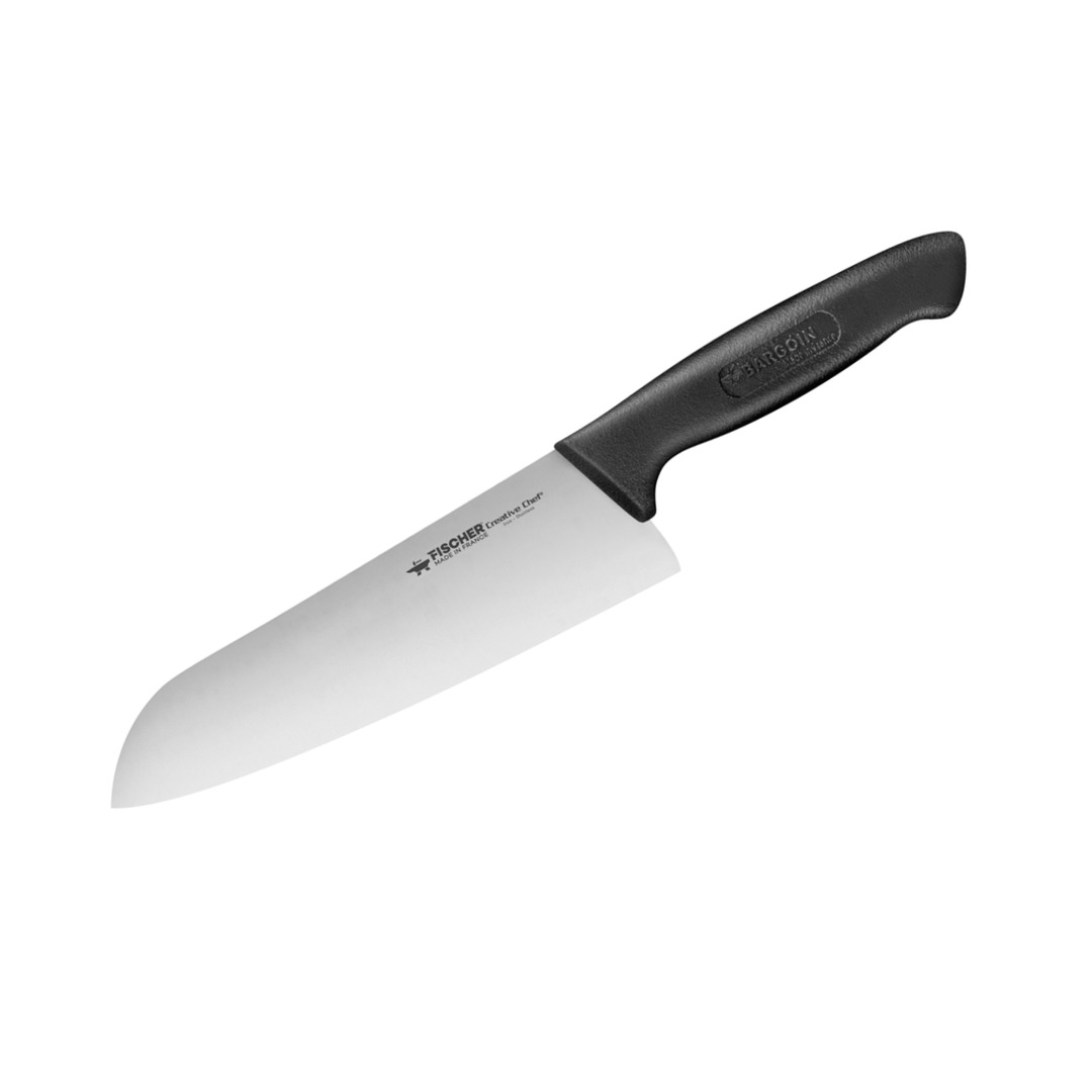 Santoku Knife 18cm Black Creative Chef Handle