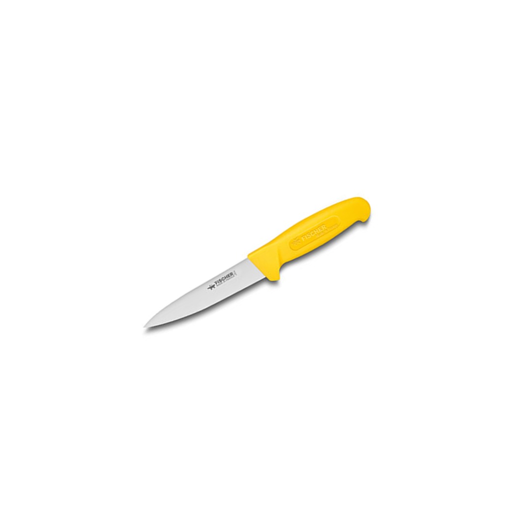 Overmolded Sticking Knife 14cm Yellow Handle