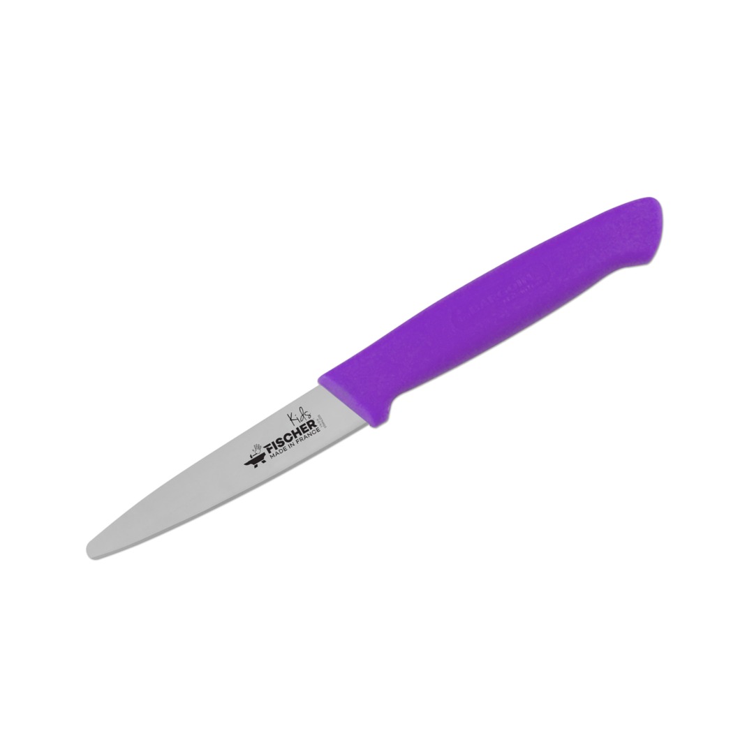 Paring Knife 10cm Violet Handle Fischer Kids