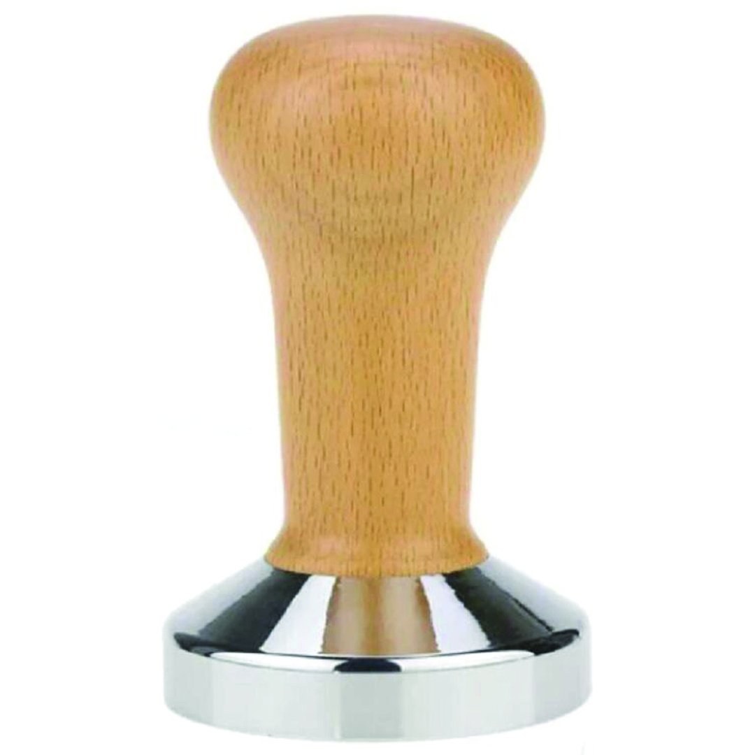 Coffee Tamper 58 mm, Beech Wood Handle