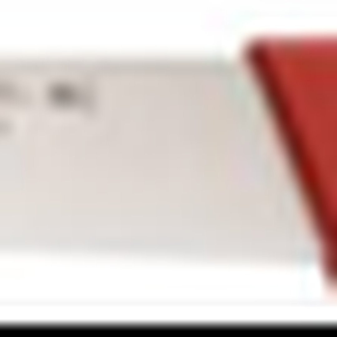 Straight Butcher Knife 18cm Red Handle RD201