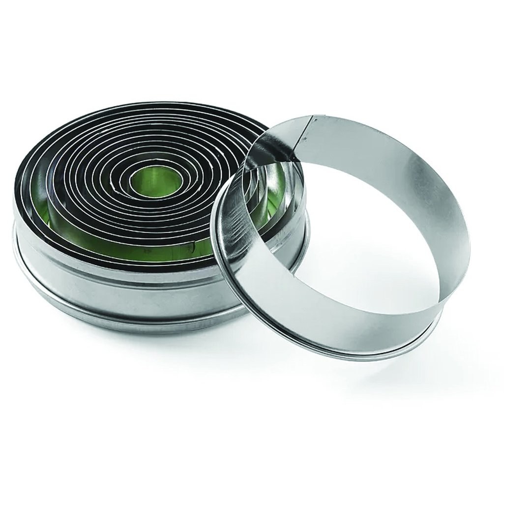 Stainless Steel Pastry Cutter Set 12 pcs 92x23 mm