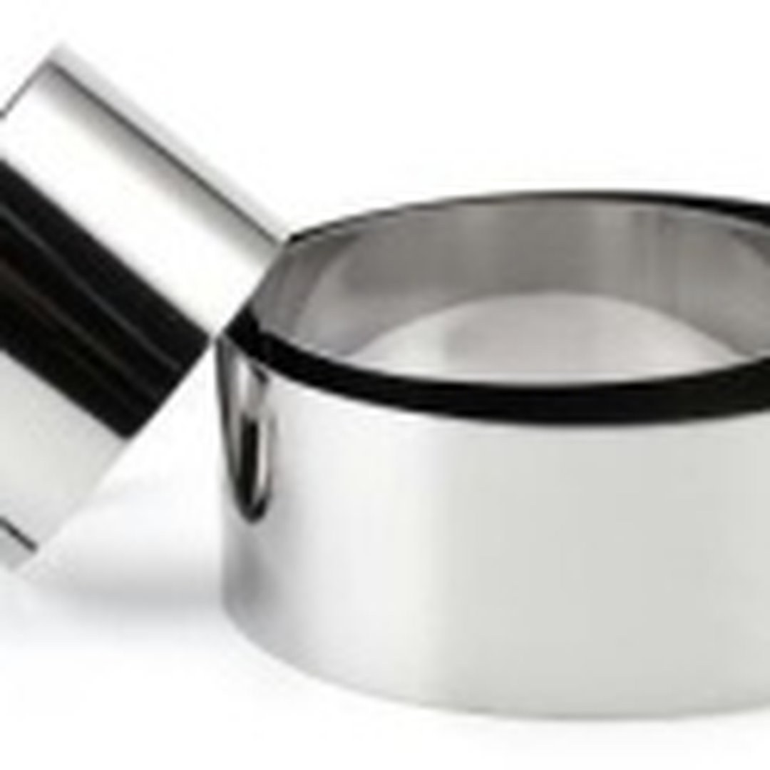 Round Pastry Cutters Set of 3 S/S 60/80/100mm