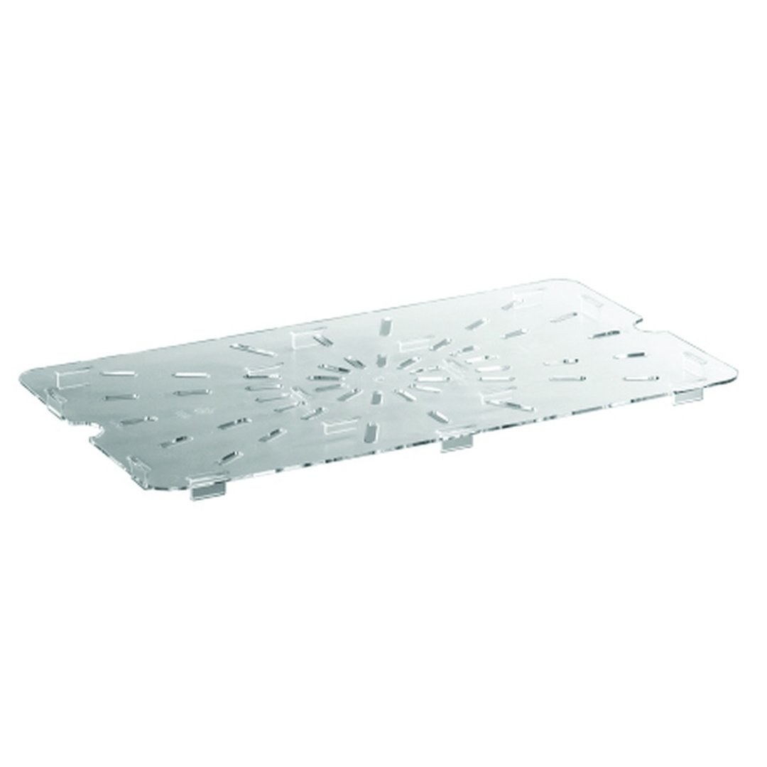 Polycarbonate GN 1/1 Drain Shelf 460x250x15 mm