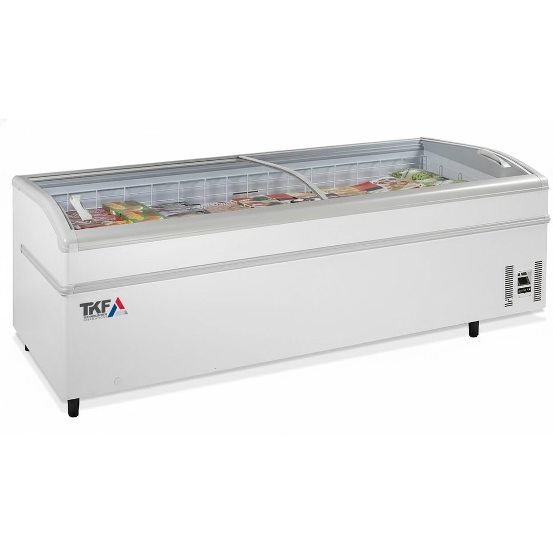 Supermarket Chest Freezer 2 Sliding Doors 200x90cm
