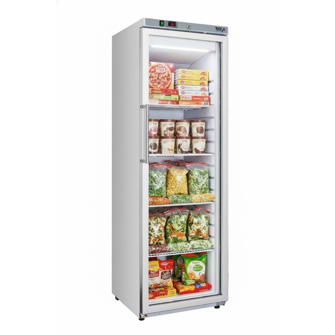 Upright Freezer Single Glass Door, 59x63x190cm — TKF France