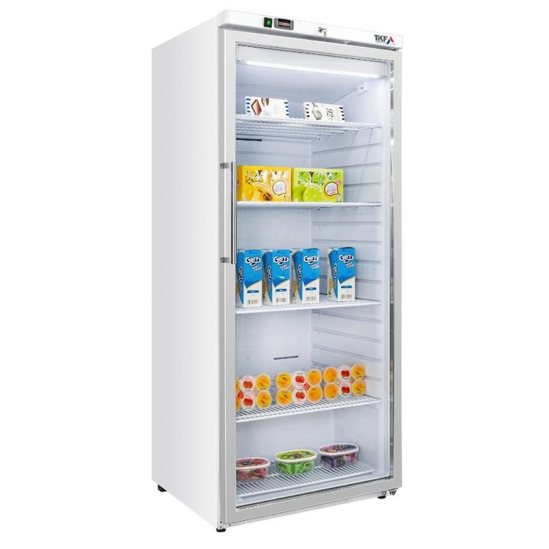 Upright Single Glass Door Freezer 77.5x72x184cm — TKF France
